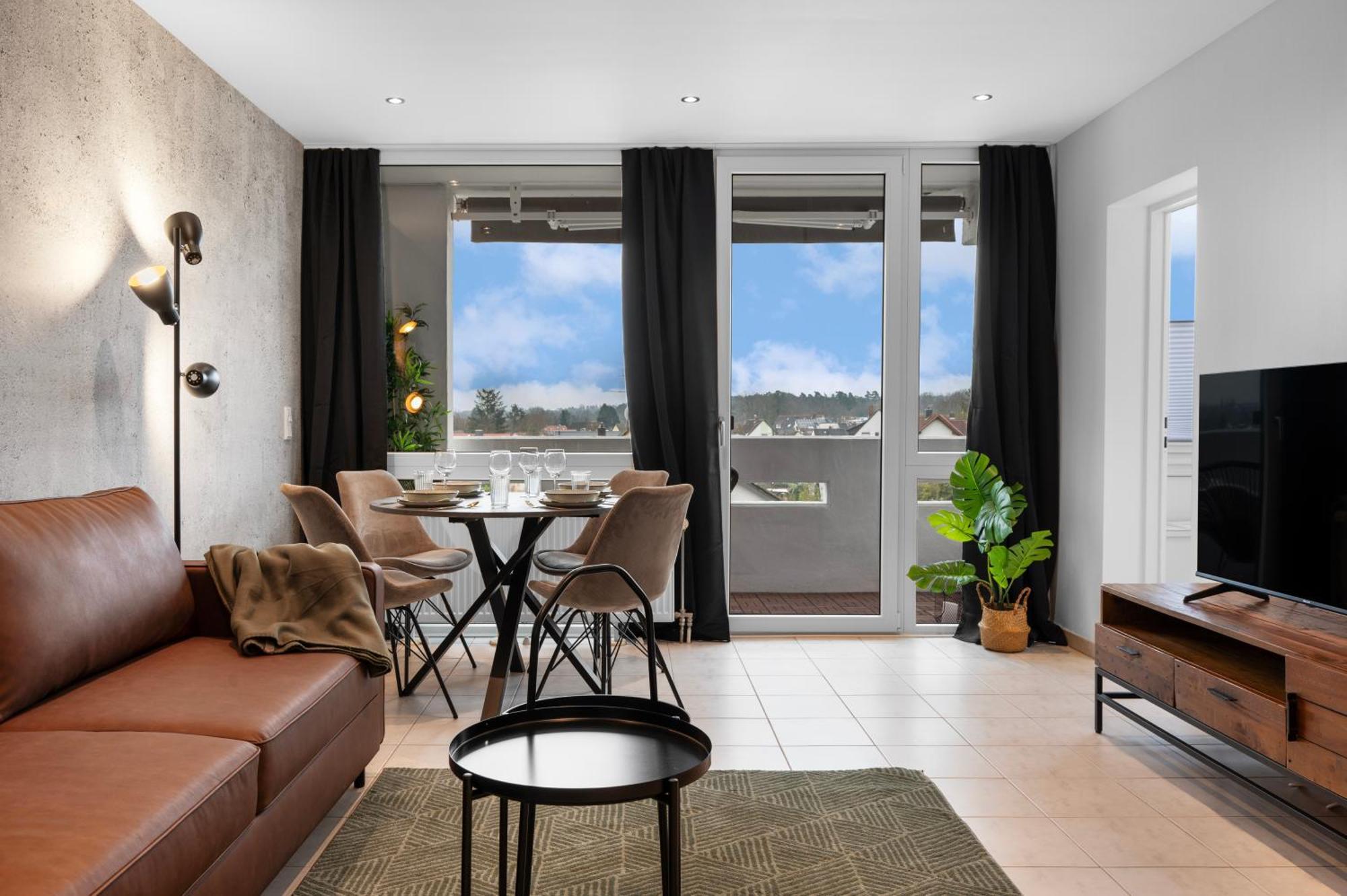 Urban Jungle Industrial Parkplatz Balkon Business Apartment ดรายค์ ภายนอก รูปภาพ